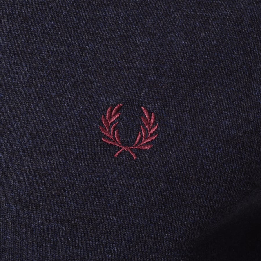 Alternative Image for ProductFred Perry Crew Neck Knit Jumper Blue3